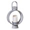 17 inch Weathered Zinc Metal Candle Lantern Rustic Farmhouse Tabletop Decor